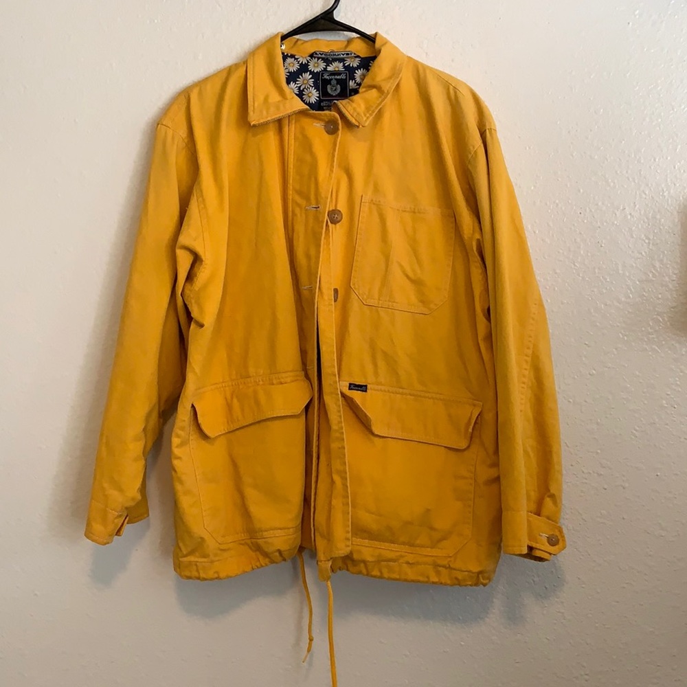 YELLOW DAISY UTILITY JACKET